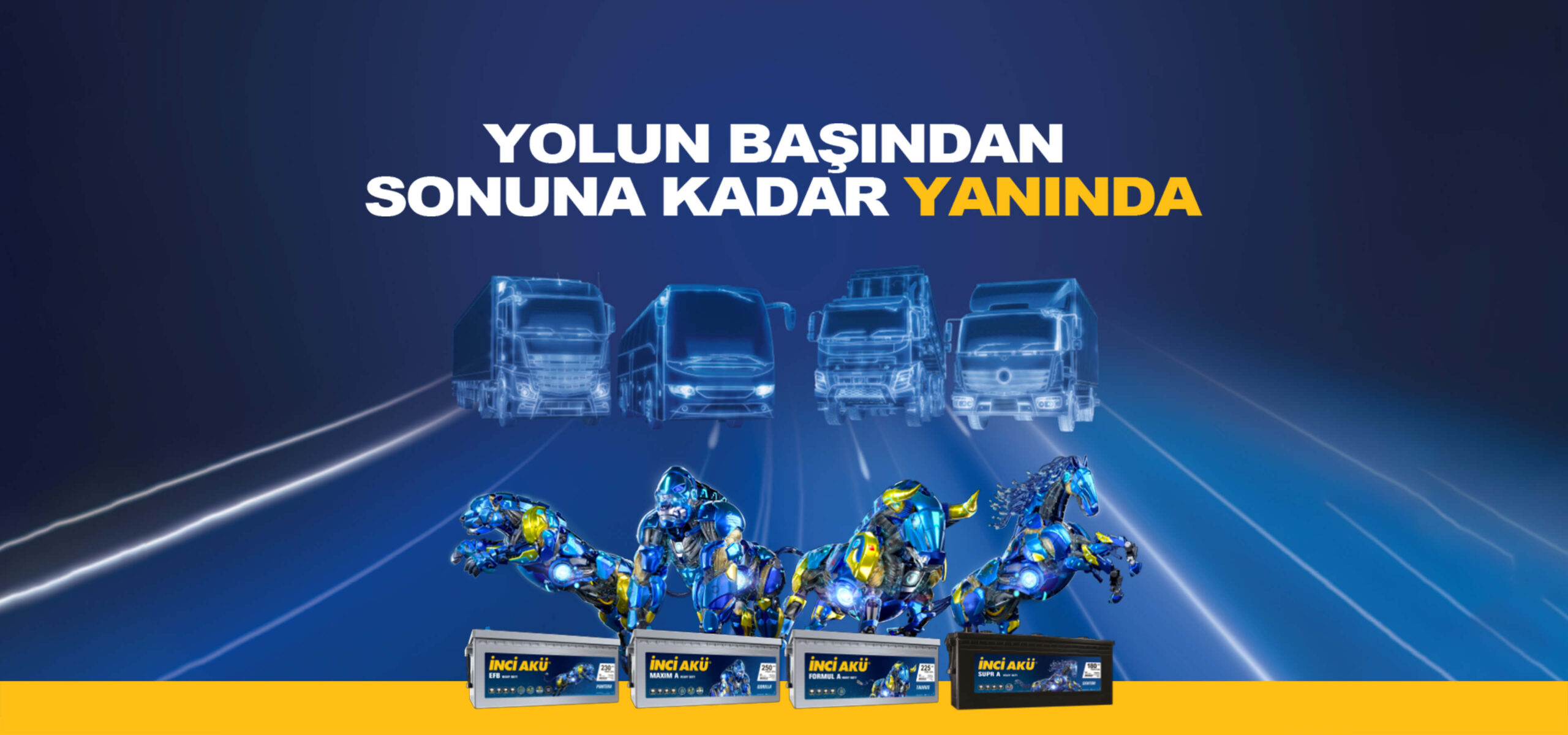 İnci Otobüs Tır Ağır Ticari Araç Aküleri